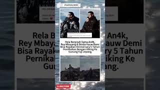 Anniversary pernikahan ke 5 tahun Rey Mbayang \u0026 Dinda Hauw rela hiking ke gunung Fuji Jepang