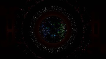 Blender 2.8 looping animation, testing emission and glass shader in Eevee.
