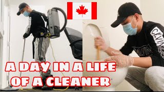 A DAY IN A LIFE OF A CLEANER IN CANADA | BUHAY CANADA