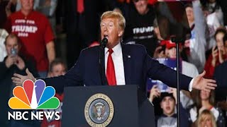 Trump Holds Campaign Rally In Iowa Amid Impeachment Trial | NBC News (Live Stream Recording)