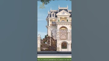 Chiêm ngưỡng Biệt thự Tân Cổ Điển đẹp 3 tầng #bietthudep #nhadep #bietthu #shorts #shortvideo