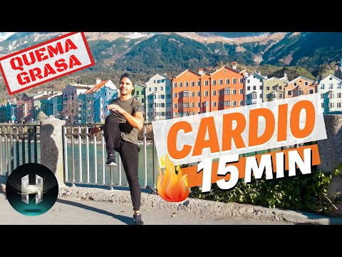 ? RUTINA DE CARDIO EN CASA PARA ADELGAZAR RÁPIDO | AEROBICO QUEMA GRASA FULL BODY 15 MINUTOS! ?