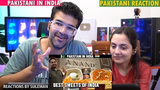 Pakistani Couple Reacts To Pakistani Trying Indian Sweets | Anand Sweets | Pakistani In India
