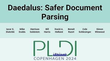 [PLDI24] Daedalus: Safer Document Parsing