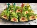 Праздничная Закуска "Зеленые Рулетики" Сметут со Стола Первыми!!! / Green Rolls