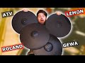 18" Electronic Ride Cymbal Shootout! | Roland vs ATV vs Lemon vs GEWA