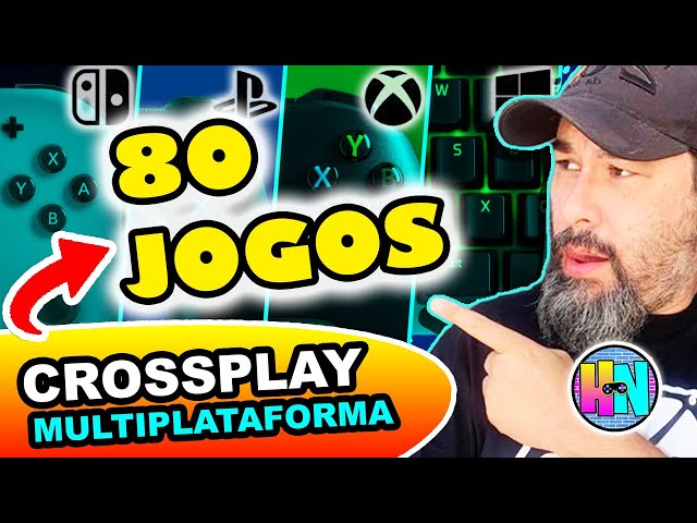 JOGOS CROSS PLAY (MULTIPLATAFORMA) para jogar com os amigos - PS4 - XBOX  ONE - NINTENDO SWITCH - PC 