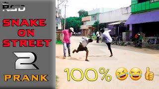 SNAKE ON STREET 2 .....NEW PRANK VIDEO|Dhone prankvideos| funny videos|royal gang dhone|2020 video