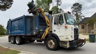 Roaring Autocar WX Side Loader Garbage Truck