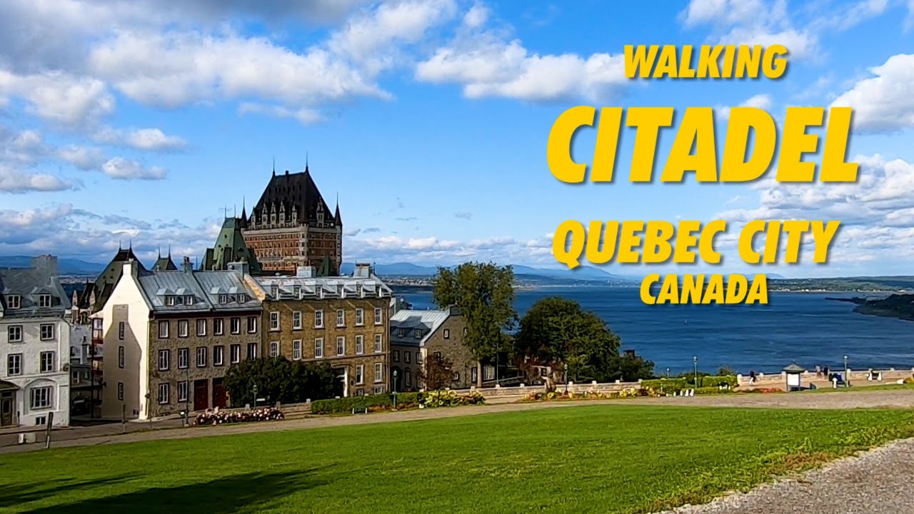 Walking QUEBEC CITY Canada Citadel !!! 4K Walking Tour Quebec City