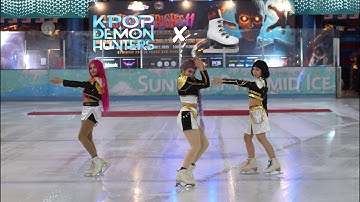 Kpop Demon Hunter Ice Skating performance