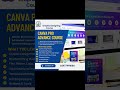 Canva Pro Advance Course | Graphic Designing | Computer Institution Narowal