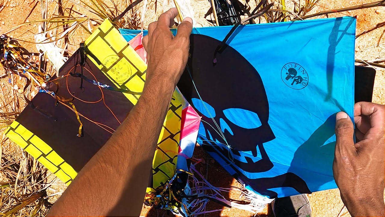 Pegando Pipão Voado Cheio de Linha, Chepa de Pipa Grande em São Gonçalo!!! #2🔥