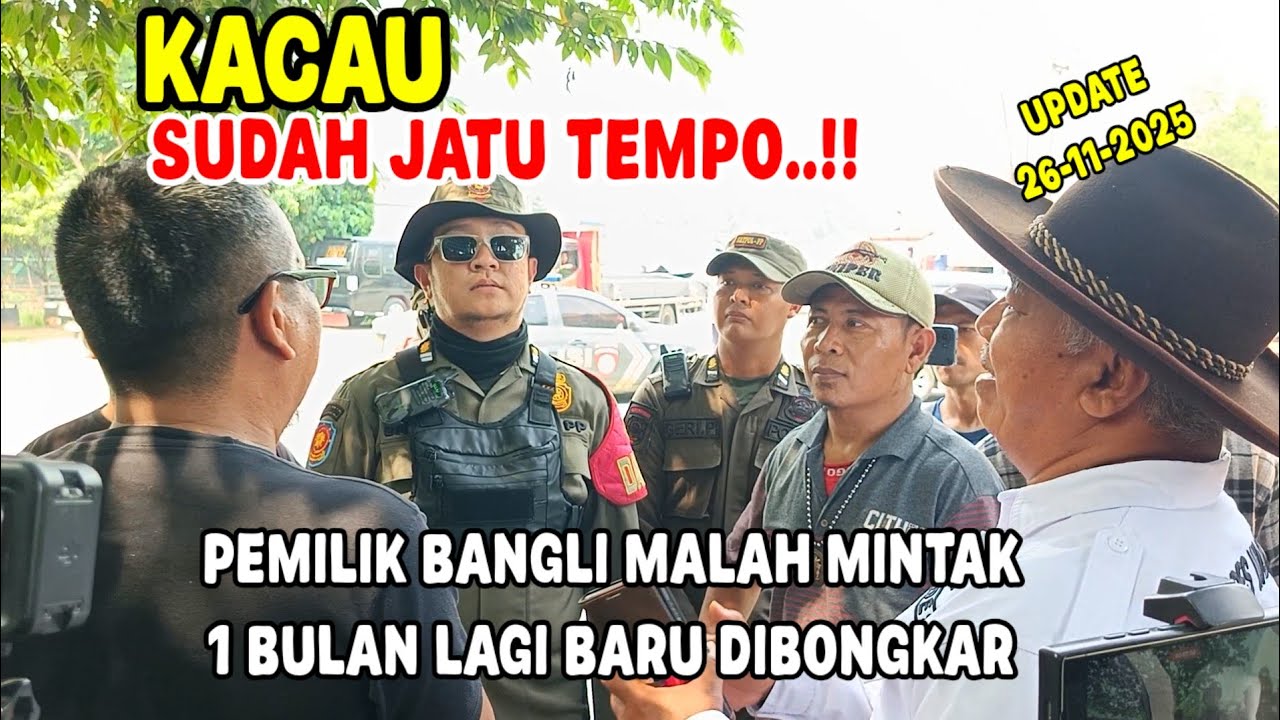 PEMBONGKARAN BANGLI KARAWANG PALING MEMBAGONGKAN‼️ LURAH JUJUN NO TAWAR2