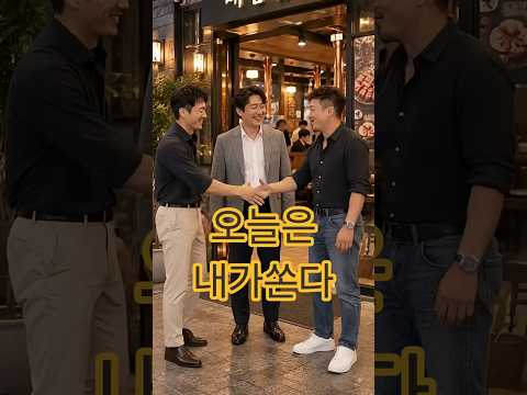 《1분 그날의 이야기》 서로 잘산다고 자랑하던 세 친구… 계산할 때 벌어진 일 #인간드라마 #친구 #반전 #코미디
