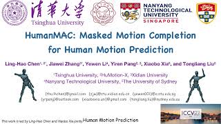HumanMAC: Masked Motion Completion for Human Motion Prediction