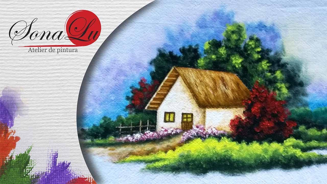 Aula 413 - Paisagem com Casinha de Sapê