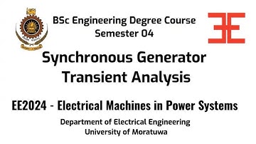 S04_PR08 - Transient Studies of Synchronous Generators