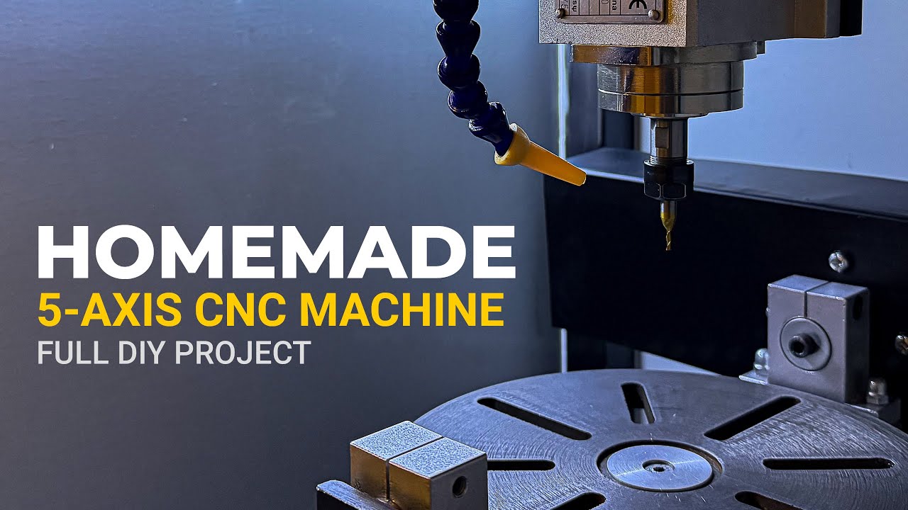 5 Axis CNC Milling Machine homemade DIY - YouTube