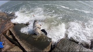 (S1 Ep117) Jetty fishing/ great speckled trout bite, Freeport TX