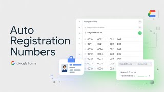 How to Add Registration Numbers in Google Forms Automatically