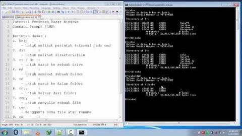 Tutorial Perintah Dasar Windows (Command Prompt)