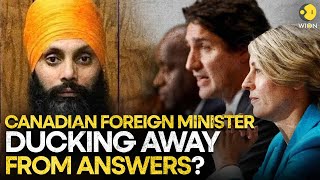 Canadian minister dodges direct question on Nijjar killing evidence | WION