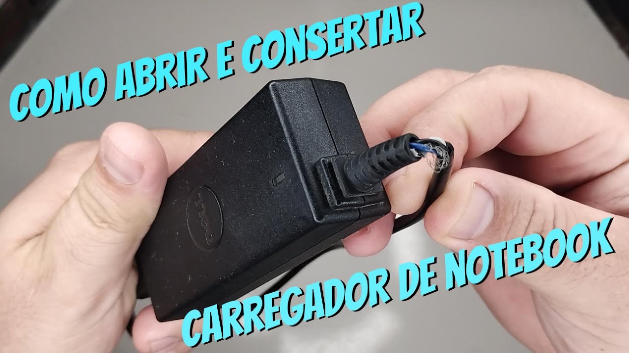 Como desmontar e consertar carregador de notebook - YouTube
