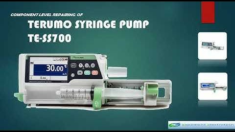 terumo TE-SS-700 SYRINGE PUMP  REPAIR SUPPORT