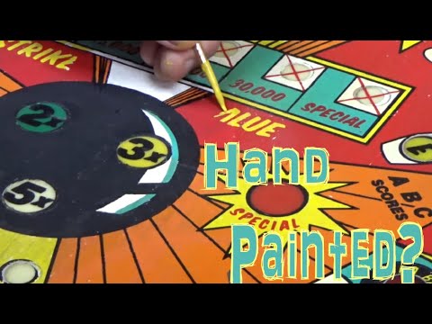 Saving This Ruined Playfield 1978 Bally Strikes And Spares Pinball Machine Mylar Removal Disaster