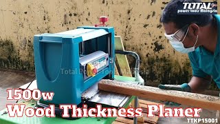 TOTAL Tools Wood Thickness Planer 1500w - TTKP15001
