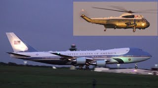 President Biden arrives in London as Air Force One, flies in Marine One 🇺🇸 🇬🇧
