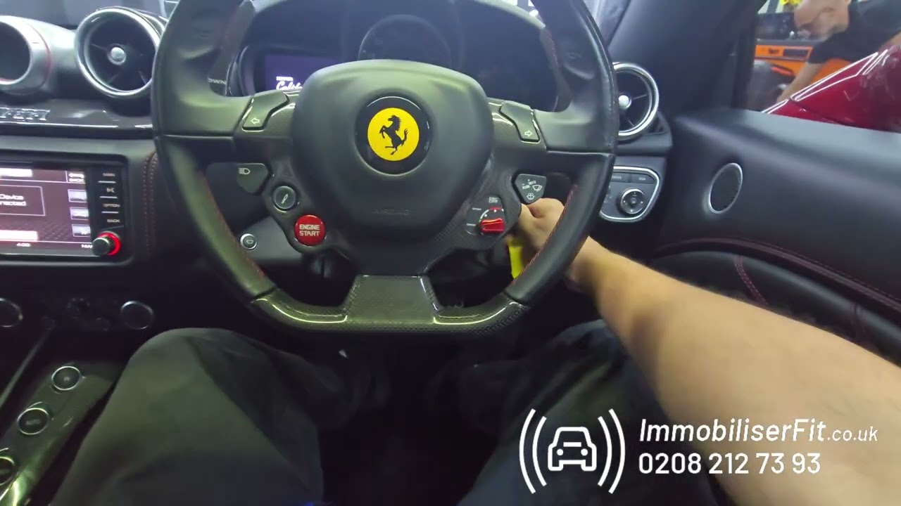 Ferrari California T | META Immobiliser Install & Demo — Installed by Immobiliser Fit