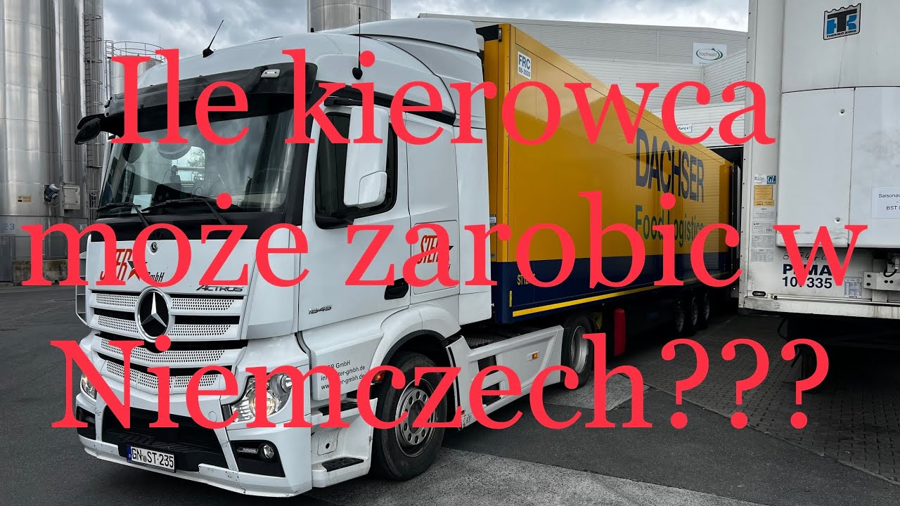 Czy Moze Byc Sprawdzian Z Tematu Ktorego Nie Bylo Ile kierowca moze zarobic w DE? - YouTube