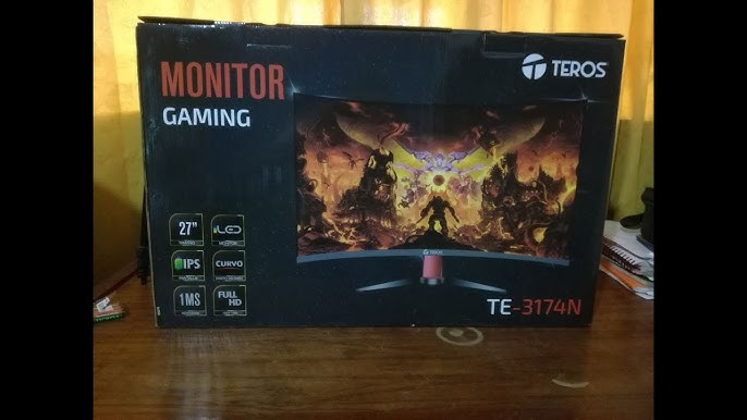 Monitor Gaming Teros TE-3174N, 27 IPS Curvo, Full HD, DisplayPort