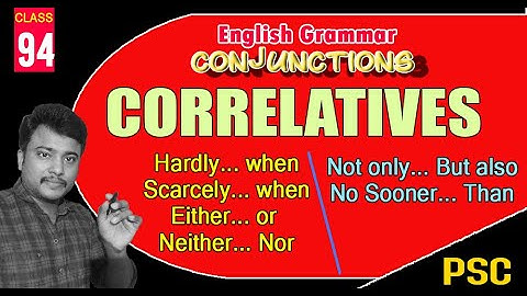 ☑️CONJUNCTIONS in English for Kerala PSC/SSC/RRB I Correlative Conjunctions
