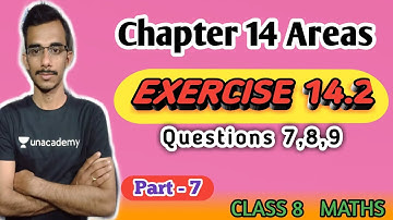 Exercise 14.2 Question 7,8,9 || Area Of Rhombus || wow maths class 8 solutions