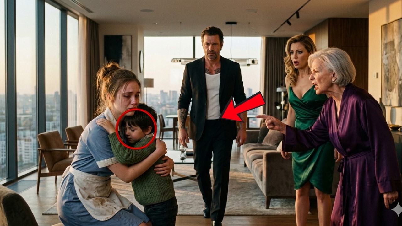 Ребёнок босса мафии бил и кусал каждую няню — но сам потянулся к нищей уборщице