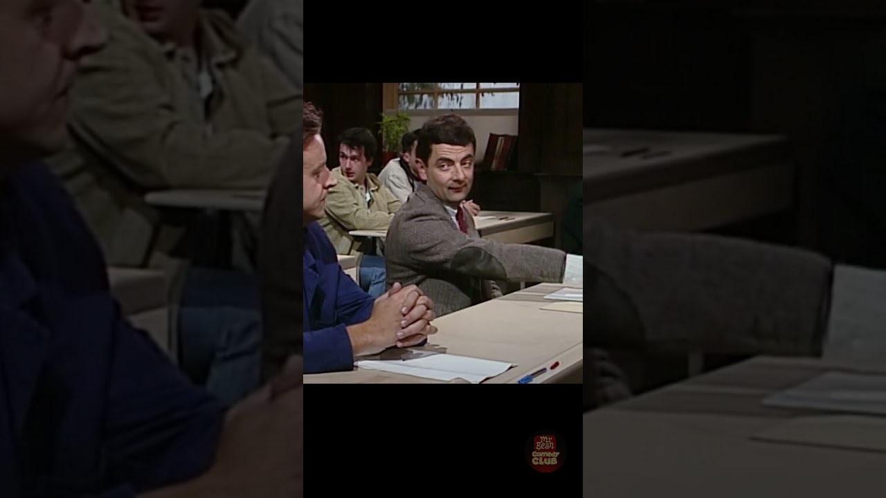 ⁣Exam starts in 2 minutes... meanwhile Mr. Bean with his pen collection