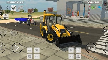 JCB 3DX Backhoe Loader Loading Mud In Eicher And Mahindra Tractor Video | Jcb Video | Jcb Backhoe