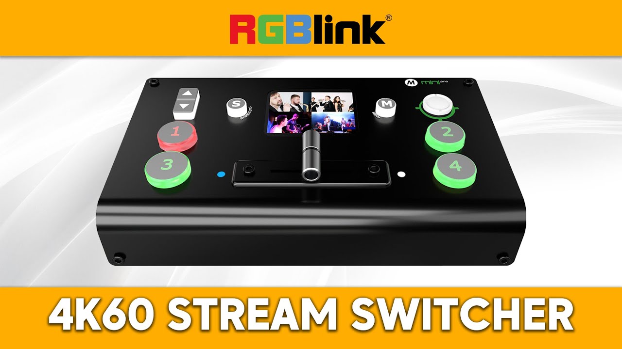 RGBlink Mini Pro Streaming Switcher - YouTube