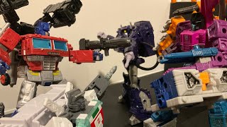 Weaponizer War | Transformers Optimus Prime, Wheeljack, Shockwave, Spinister and Airwave Stop-Motion