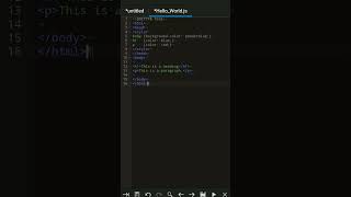 Link rel=stylesheet'' href=style CSS || Link HTML To CSS #trrndingshorts #shortvideo