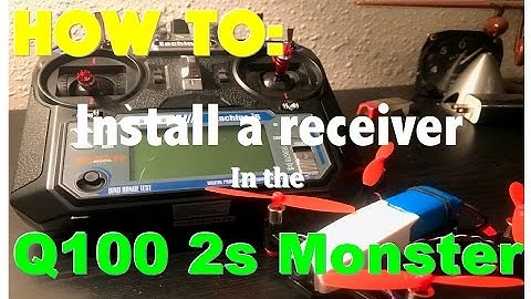 2s q100 UPDATE- Installing The Flysky FS-A8s Receiver in my Q100 2s (included bind procedures)