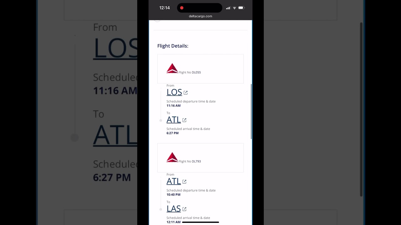 Exporters Alert: Shipping from Lagos, Nigeria via Delta Cargo to the U.S.