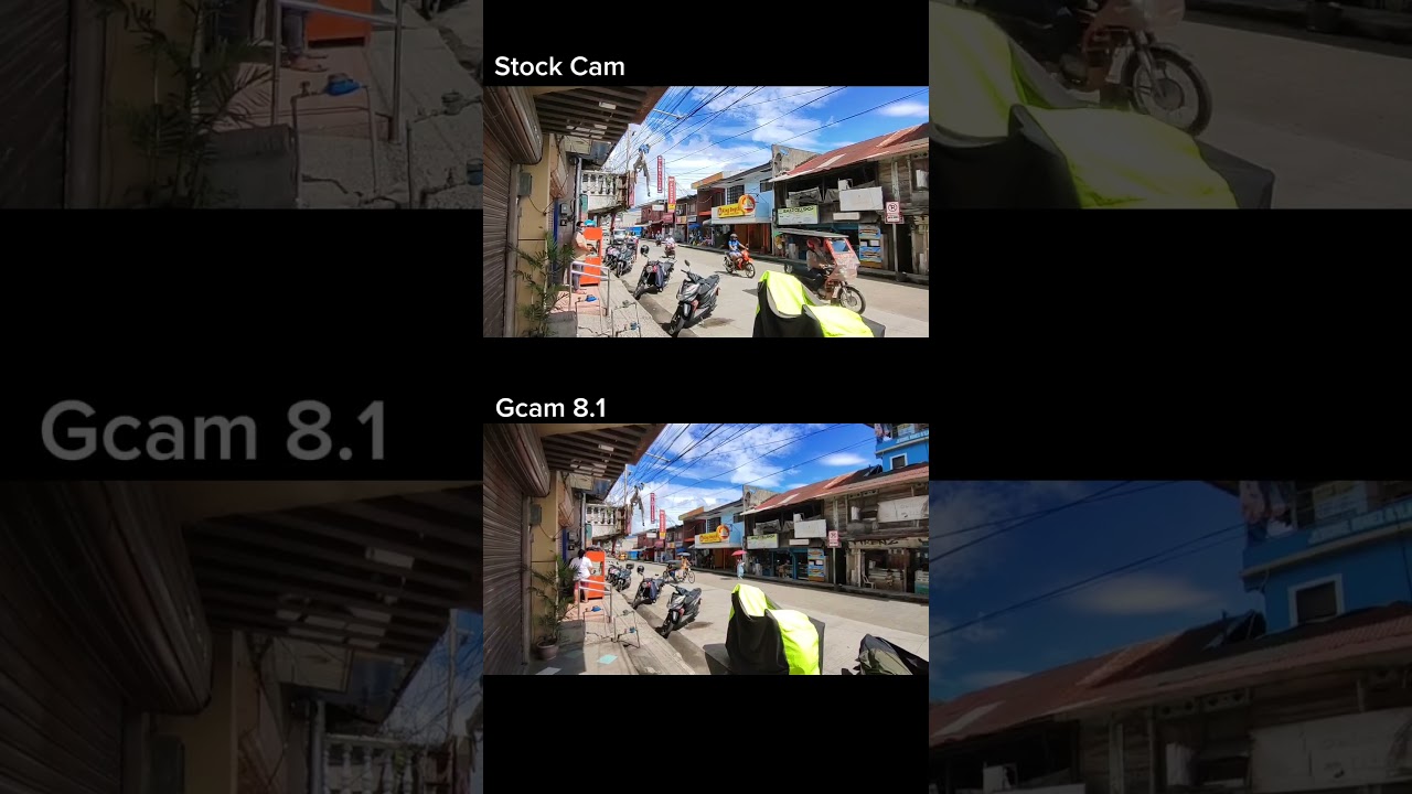 Gcam vs Stock Cam Video Comparison 