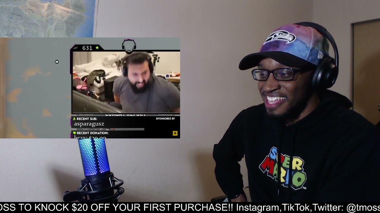 Streamers breaking their setup for 8 minutes straight... REACTION!