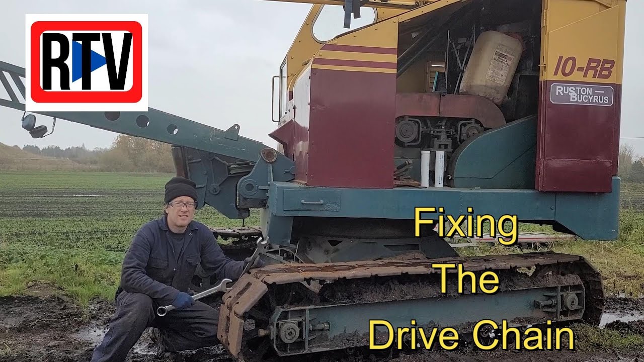 Ruston Bucyrus, 10 RB. Drive Chain Issue Fix YouTube