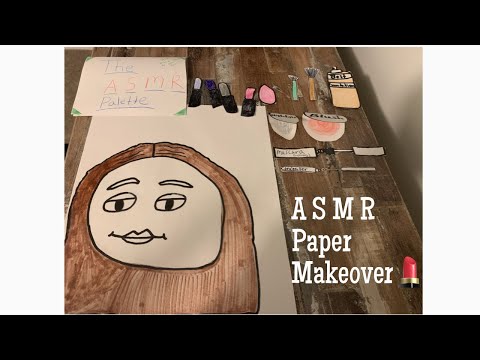 ASMR| Paper Makeover💄