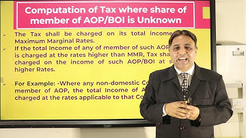 Assessment of Association of Persons and Body of Individuals